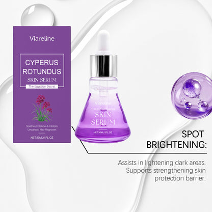 Cyperus Rotundus Skin Serum Hair Growth Inhibitor Natural Soothing Moisturizing Shrinking Pores Body Hair Removal Essence Liquid